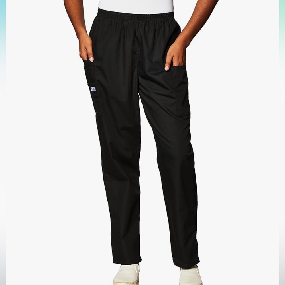 3pk‎ Cherokee Workwear Originals Pull-On Elastic Waist Scrub Pants, XL